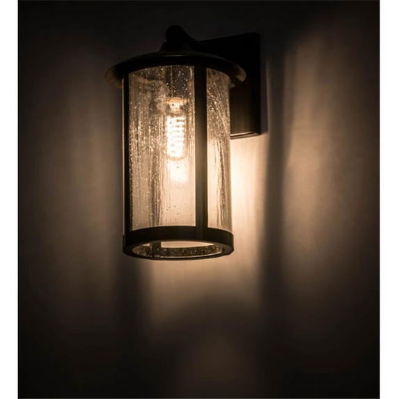 Meyda Tiffany 178536 Fulton Prime 13" Tall Wall Sconce - Brown
