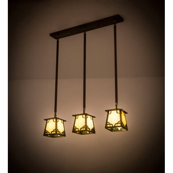Meyda Tiffany 180749 Kirkpatrick 3 Light 7" Wide Multi Light Pendant - Copper