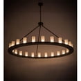 thumbnail image 1 of Meyda Tiffany 181386 Loxley 24 Light 72" Wide Ring Chandelier - Bronze, 1 of 5