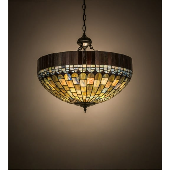 Meyda Tiffany 183687 Tiffany Candice 3 Light 22" Wide Pendant