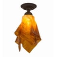 thumbnail image 1 of Meyda Tiffany 184461 Taste Of Honey 12" Wide Semi-Flush Ceiling Fixture - Bronze, 1 of 7