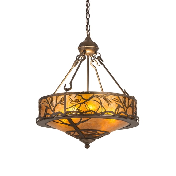 Meyda Tiffany 184804 Branches 4 Light 20" Wide Pendant - Copper