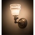 thumbnail image 1 of Meyda Tiffany 187024 Revival 10" Tall Wall Sconce - Nickel, 1 of 5