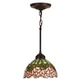 thumbnail image 1 of Meyda Tiffany 18710 Stained Glass / Tiffany Mini Pendant From The Cabbage Rose Collection, 1 of 2