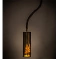 thumbnail image 1 of Meyda Tiffany 188058 Tall Pines 4" Wide Mini Pendant - Copper, 1 of 7