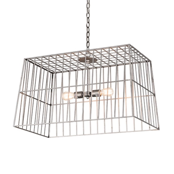 Meyda Tiffany 189145 2 Light 32" Wide Cage Linear Pendant