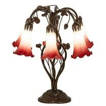 Meyda Tiffany 19” Pond Lily 6-Light Buffet Zinc Table Lamp