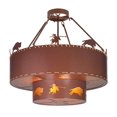 thumbnail image 1 of Meyda Tiffany 19011 8 Light 36" Wide Pendant - Rust, 1 of 2