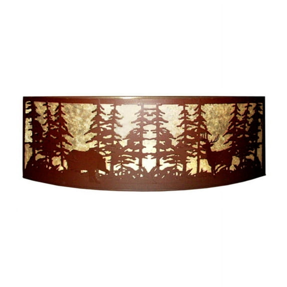 Meyda Tiffany 19027 36" Wide 4 Light Wall Sconce - Rust