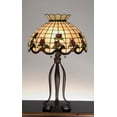 thumbnail image 1 of Meyda Tiffany - 19138 - Three Light Table Lamp - Roseborder - Beige Burgundy Pink-190pack, 1 of 3