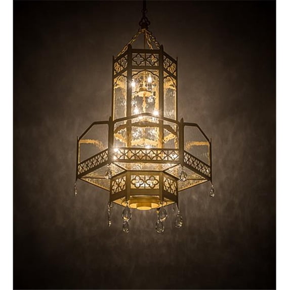 Meyda 191693 36 in. Church Pendant - Crystal Finish
