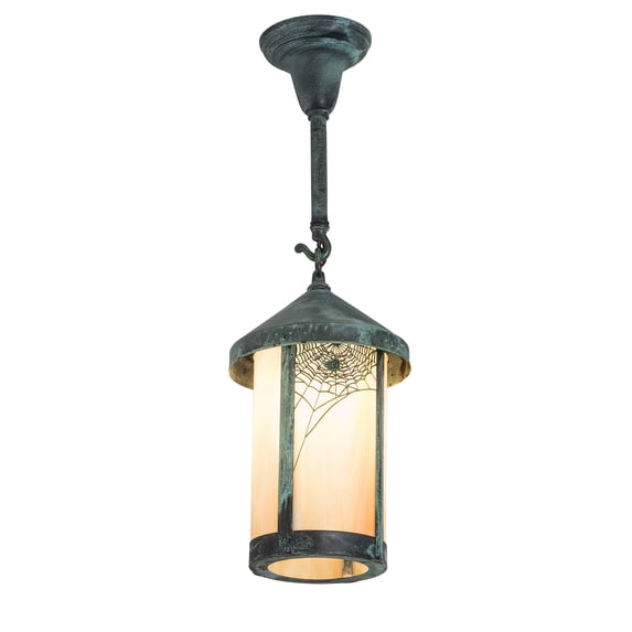 Meyda Tiffany 191712 9" Wide Mini Pendant - Verdigris
