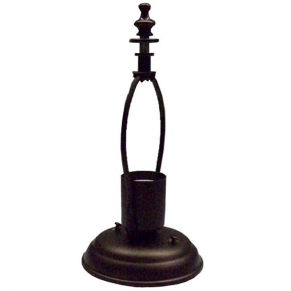 Meyda Tiffany 19414 Accessory - 1 Light Harp Mount Semi-Flush Mount Hardware Mahogany Bronze Finish