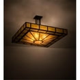 thumbnail image 1 of Meyda Tiffany 194853 Mission Prime 4 Light 43" Wide Semi-Flush Square Ceiling Fixture -, 1 of 7