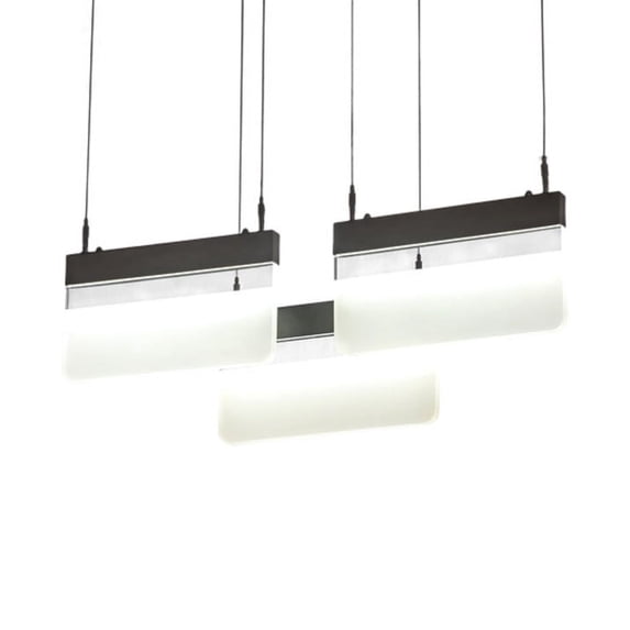 Meyda Tiffany 195158 3 Light 8" Wide Multi Light Pendant - Bronze