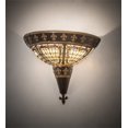 thumbnail image 1 of Meyda Tiffany 195705 Fleur De Lys 2 Light 15" Tall Wall Sconce - Copper Vein Bake / Nu, 1 of 4