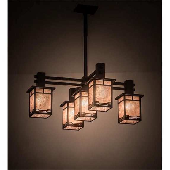 Meyda Tiffany 196390 Roylance 5 Light 36" Wide Chandelier - MultiColor