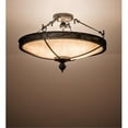 thumbnail image 1 of Meyda Tiffany 196691 Arabesque 4 Light 26" Wide Semi-Flush Bowl Ceiling Fixture - Smoke, 1 of 5