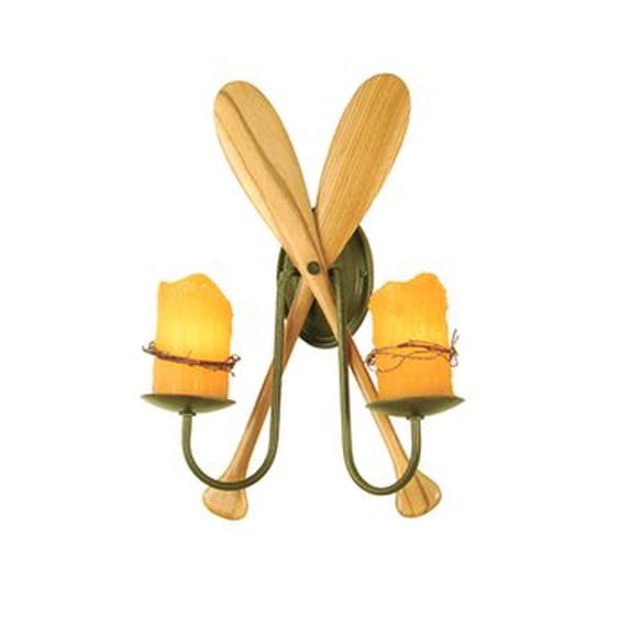 Meyda Tiffany 2 Light Paddle Wall Sconce