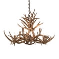 thumbnail image 1 of Meyda Tiffany 200456 Long Antlers 8 Light 33" Wide Antler Candle Style Chandelier - Copper, 1 of 4