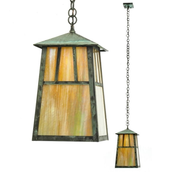 Meyda Tiffany 20111 1 Light 8" Wide Mini Pendant - Verdi
