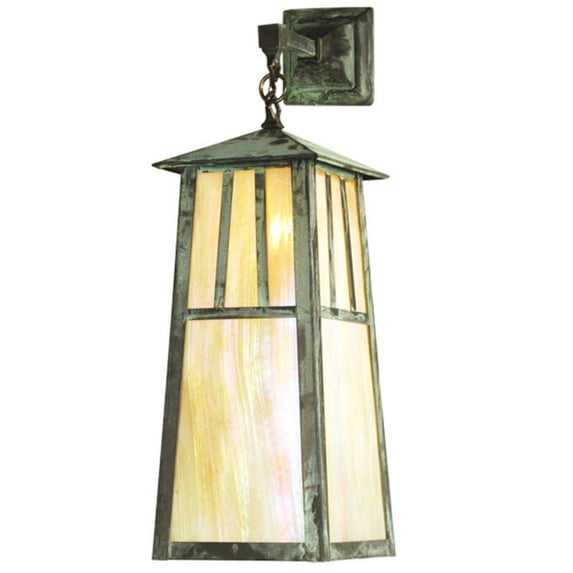 Meyda Tiffany 20112 8" Wide 1 Light Lantern Wall Sconce - Verdi