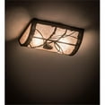 thumbnail image 1 of Meyda Tiffany 201983 Whispering Pines 2 Light 12" Wide Flush Mount Linear Ceiling Fixture, 1 of 5