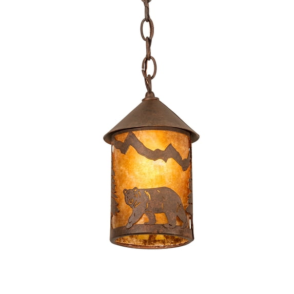 Meyda Tiffany 202429 6" Wide Mini Pendant - Rust
