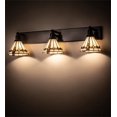 thumbnail image 1 of Meyda Tiffany 204517 Belvidere 3 Light 38" Wide Vanity Light - Brown, 1 of 7