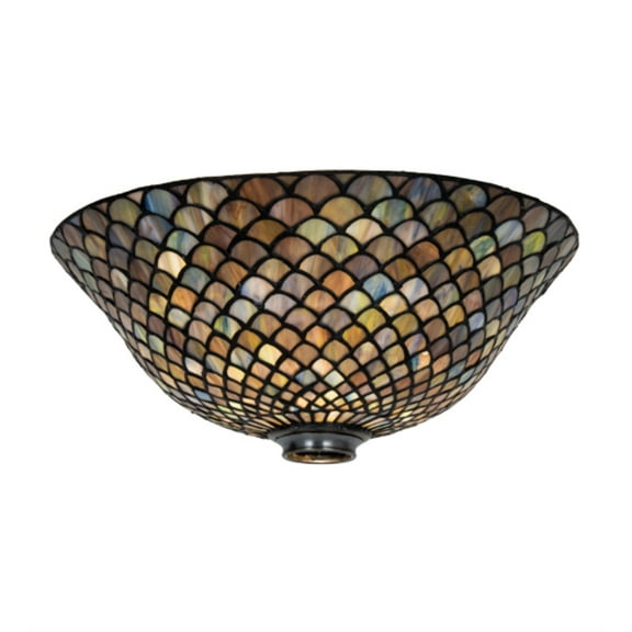 Meyda Tiffany 20583 Tiffany Fishscale 7" Tall Lamp Shade