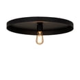 thumbnail image 1 of Meyda Tiffany 210334 Alva 20" Wide Semi-Flush Ceiling Fixture - Solar Black, 1 of 7