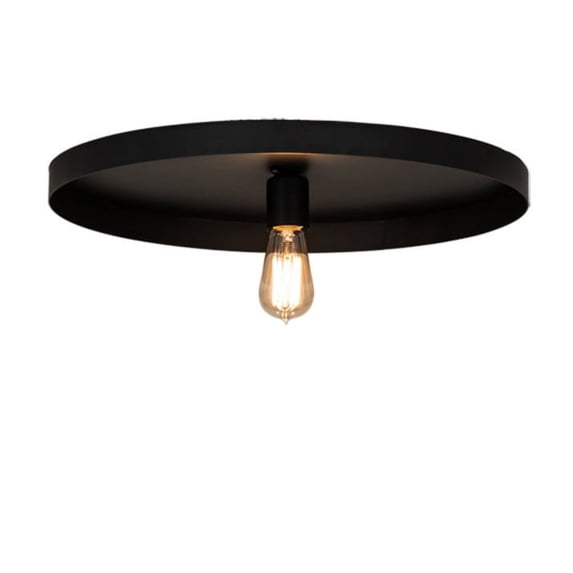 Meyda Tiffany 210334 Alva 20" Wide Semi-Flush Ceiling Fixture - Solar Black