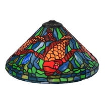 Meyda Tiffany 21128 Tiffany Koi 8.5" Tall Lamp Shade