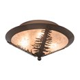 thumbnail image 1 of Meyda Tiffany 213198 Tamarack 3 Light 18" Wide Semi-Flush Ceiling Fixture - Bronze, 1 of 5