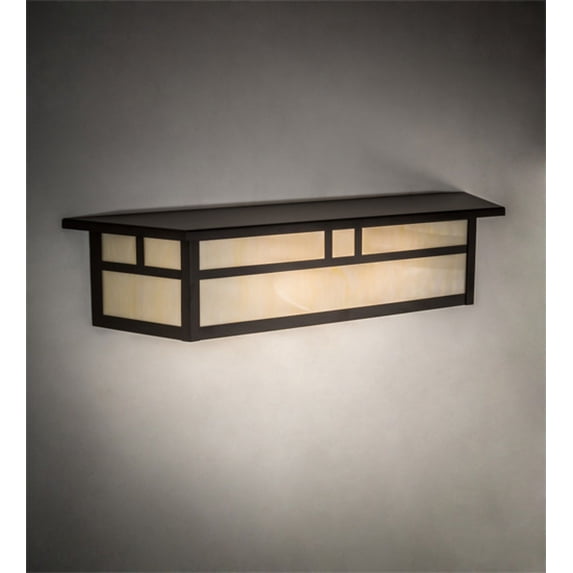 Meyda Tiffany 214574 Hyde Park 28" Wide Bath Bar - Bronze