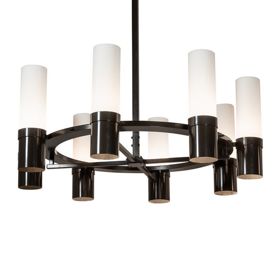 Meyda Tiffany 214875 Farmington 8 Light 62" Wide Ring Chandelier - Bronze