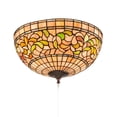 thumbnail image 1 of Meyda Tiffany 214929 Tiffany Turning Leaf 3 Light 16" Wide Semi-Flush Bowl Ceiling Fixture, 1 of 5