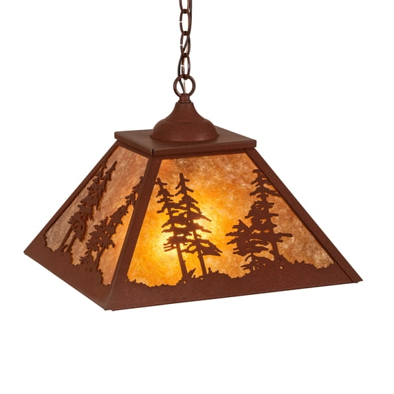 Meyda Tiffany 215761 2 Light 23" Wide Pendant - Red Rust