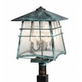 thumbnail image 1 of Meyda Tiffany 215763 Stillwater 4 Light 24" Tall Post Light - Verdigris, 1 of 1