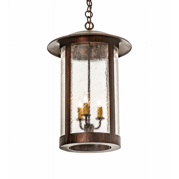 Meyda Tiffany 216089 3 Light 14" Wide Taper Candle Pendant