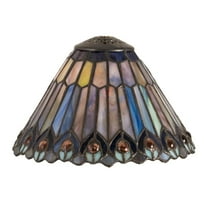 Meyda Tiffany 21626 Tiffany Jeweled 4.5" Tall Lamp Shade