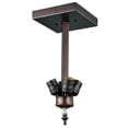 thumbnail image 1 of Meyda Tiffany 21797 Mission 2 Light 12" Wide Flush Mount Ceiling Fixture - Black, 1 of 3