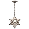 thumbnail image 1 of 12"W Moravian Star Seedy Pendant, 1 of 2