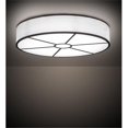 thumbnail image 1 of Meyda Tiffany 221522 Cilindro 36" Wide Led Flush Mount Drum Ceiling Fixture - Bronze, 1 of 7