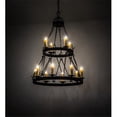 thumbnail image 1 of Meyda Tiffany 225000 Lakeshore 12 Light 36" Wide Taper Candle Style Chandelier - Wrought, 1 of 7