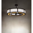 thumbnail image 1 of Meyda Tiffany 226750 Smythe Craftsman 30" 5 Blade Indoor Led Ceiling Fan - MultiColor, 1 of 3