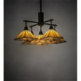 thumbnail image 1 of Meyda Tiffany 231650 Square Prairie Corn 5 Light 54" Wide Chandelier - Brown, 1 of 6