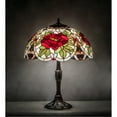 thumbnail image 1 of Meyda Tiffany 232798 Renaissance Rose 3 Light 26" Tall Buffet Table Lamp - MultiColor, 1 of 6