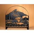 thumbnail image 1 of Meyda Tiffany 23434 Fireplace Screen From The Old Forge Firescreen Collection - Black, 1 of 2
