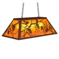 thumbnail image 1 of Meyda Tiffany 234363 6 Light 33" Wide Billiard Linear Pendant - Rust, 1 of 7